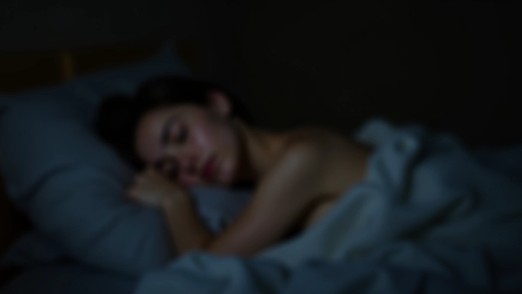 Persona che dorme serenamente nel letto, sonno riposante, camera tranquilla senza dispositivi